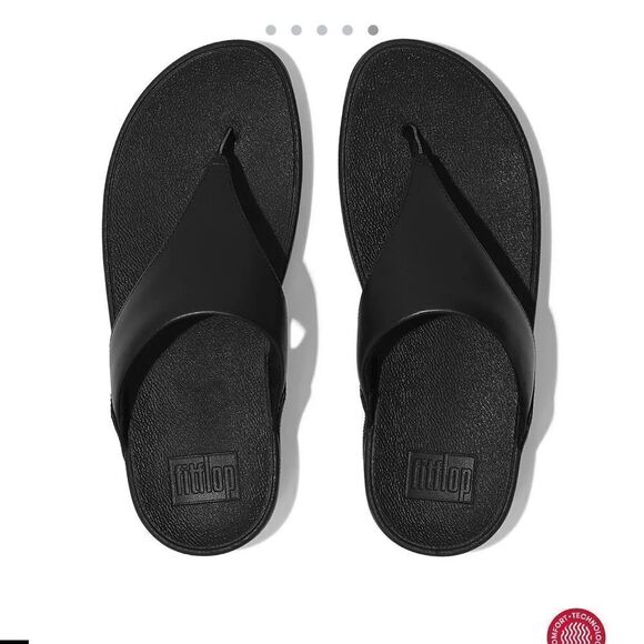 FITFLOP LULU Leather Toe-Post Sandals - Picture 2 of 7